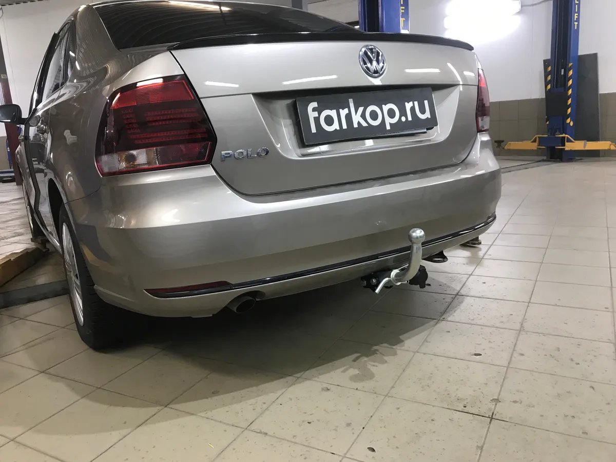 Фаркоп Лидер Плюс для Volkswagen Polo (седан) 2010-2020 V125-BA в Набережные Челны