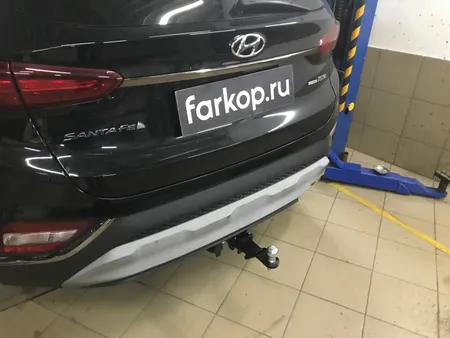 Фаркоп Лидер Плюс для Hyundai Santa Fe 2018-2022 Арт. H230-E H230-E в Набережные Челны