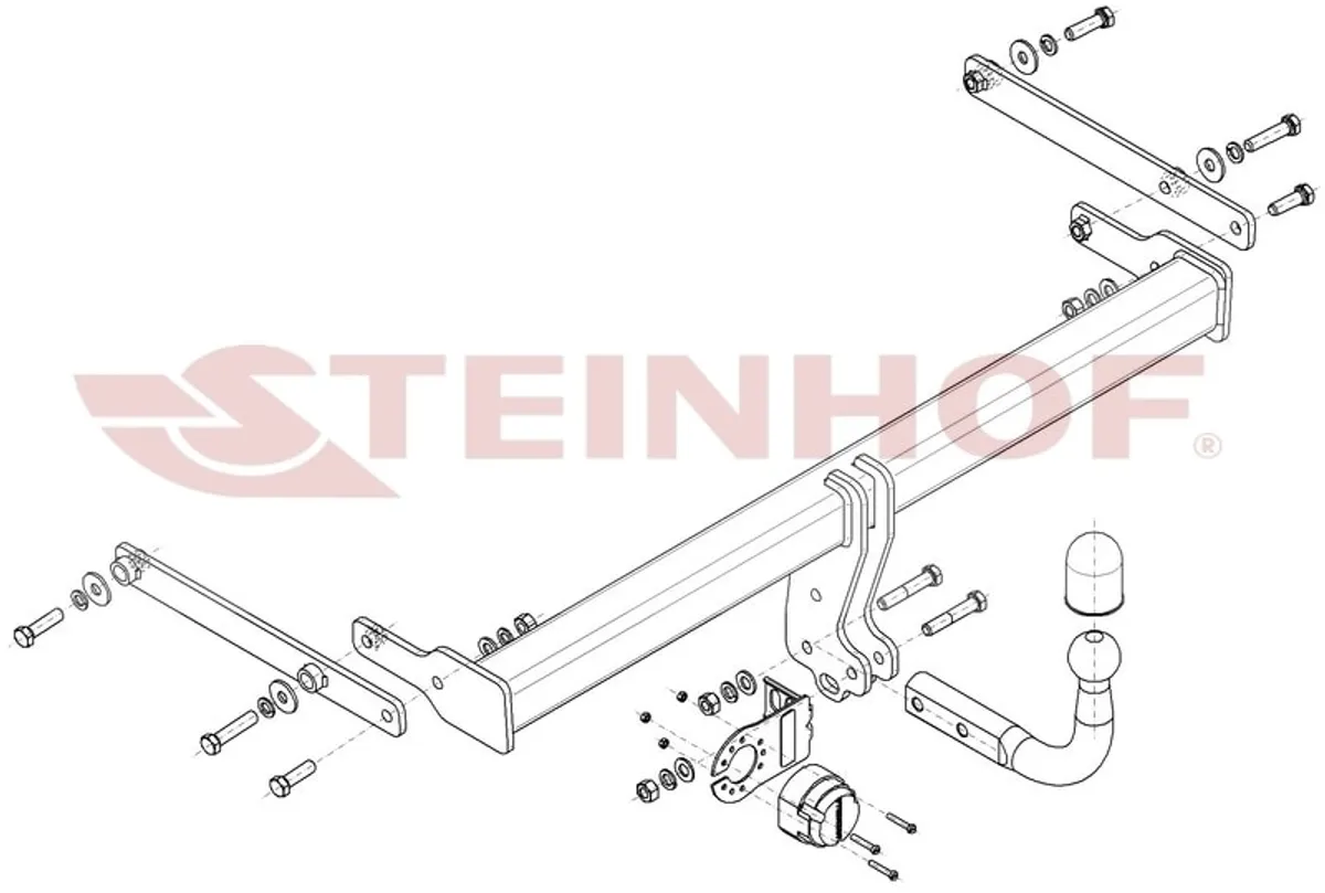 Фаркоп Steinhof для Mazda 3 (седан) 2019- Арт. M-061 M-061 в Набережные Челны