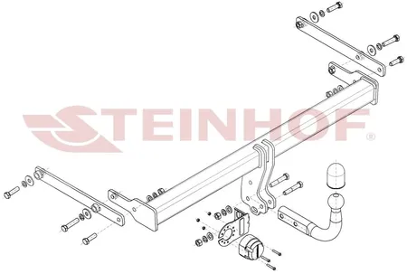 Фаркоп Steinhof для Mazda 3 (седан) 2019- Арт. M-061 M-061 в Набережные Челны